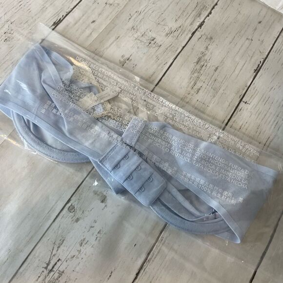 Aerie Smoothez 34C Green Mesh Unlined Balconette Full Coverage Underwire Bra - Picture 7 of 15